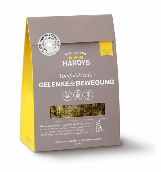 HARDYS Wohlfühlkräuter, Gelenke & Bewegung, 1 x 45 g - glücksthaler.ch