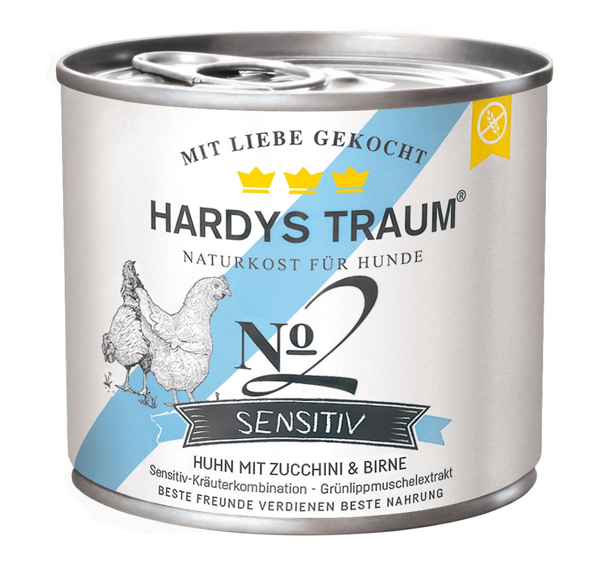 HARDYS TRAUM SENSITIV No. 2 - Huhn - 1 x 200 g - glücksthaler.ch